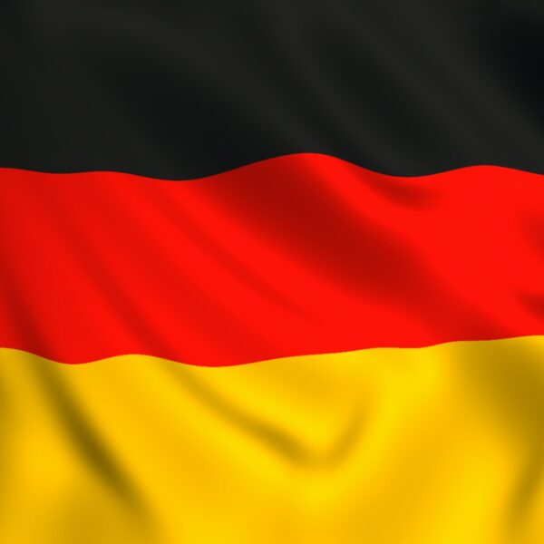 German flag waving symbol of Germany